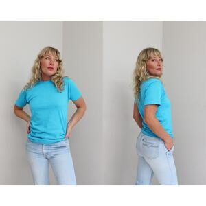 1980's Deadstock Vintage Single Stitch USA Made T-Shirt Women's SM MD Mens XS SM